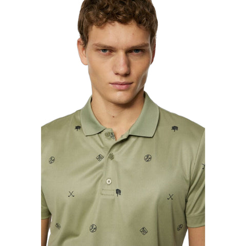 Club House Motif Polo Herren