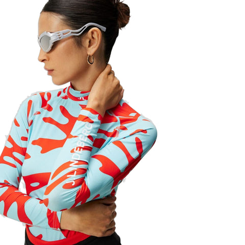 Asa Print Soft Compression Top Damen