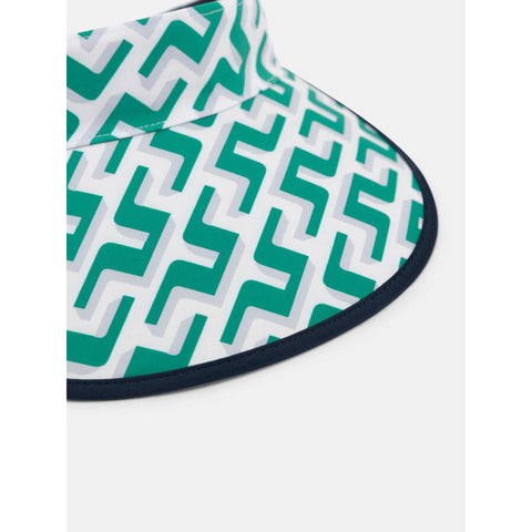 W Visor Golf Print Alba Green 3D Bridge Monogram