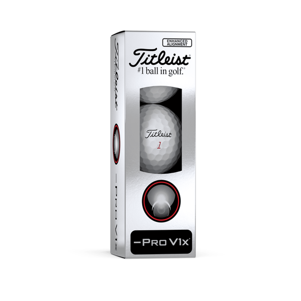 Pro V1x Left Dash Elogated Aligment Golfbälle