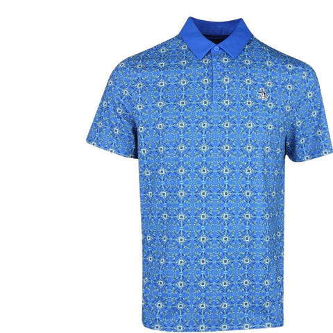 Pete's Cocktail Windowpane Polo Herren