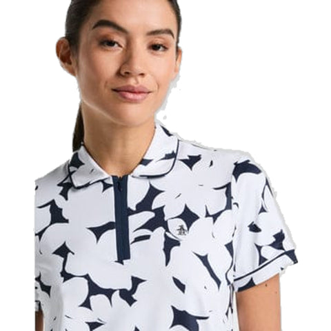 Riviera Floral Polo Damen