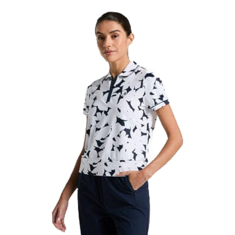 Riviera Floral Polo Damen