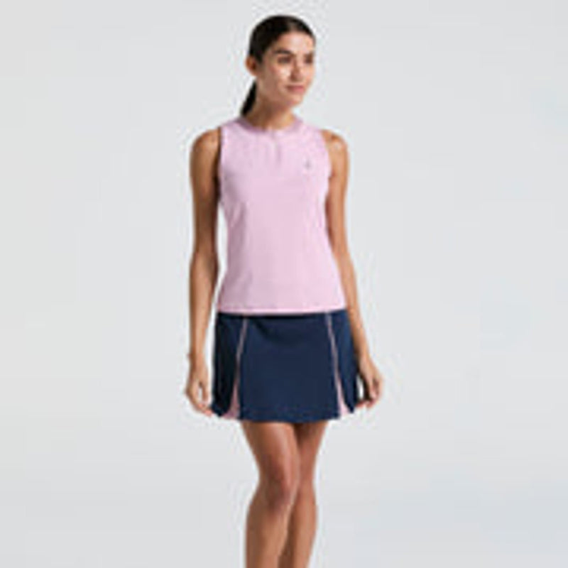 High Waist Colorblock Skort
