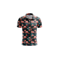 Flamingos & Palm trees Polo