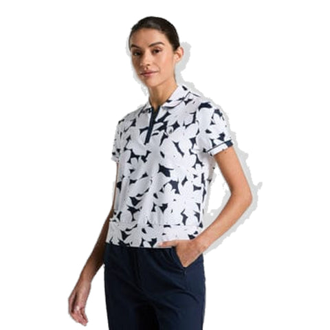 Riviera Floral Polo Damen