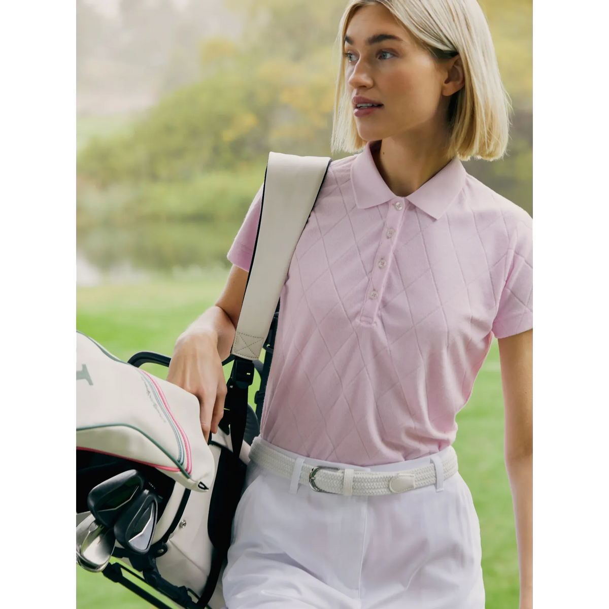Terry Touch Ss Polo Shirt