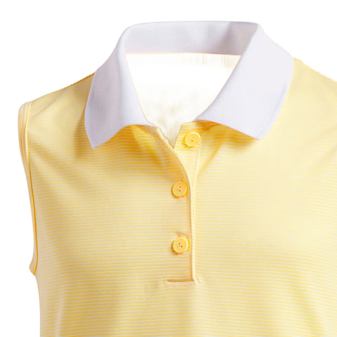 Ottoman Striped Sleeveless Polo Damen