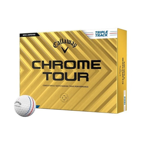 Chrome Soft Tour Triple Track (24) Golfbälle (12 Stück)