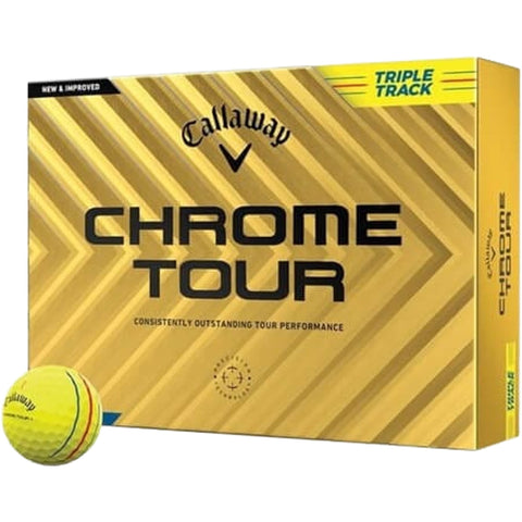 Chrome Soft Tour Triple Track (24) Golfbälle (12 Stück)