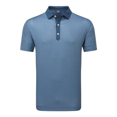 Checker Jacquard Polo Herren
