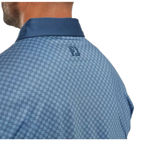 Checker Jacquard Polo Herren