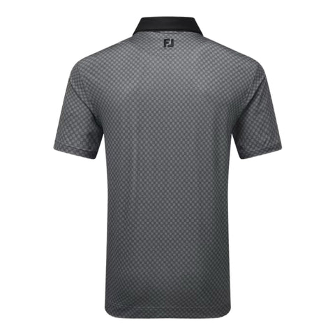 Checker Jacquard Polo Herren