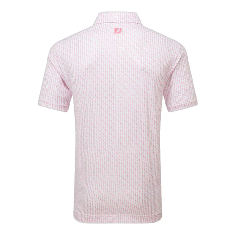 Figure Print Polo Herren