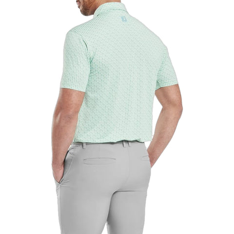 Figure Print Polo Herren