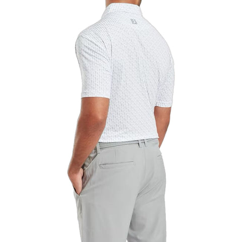 Figure Print Polo Herren