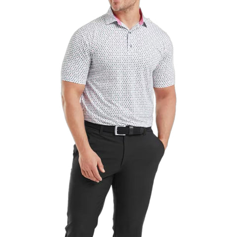 Flying Wasp Print Polo Herren