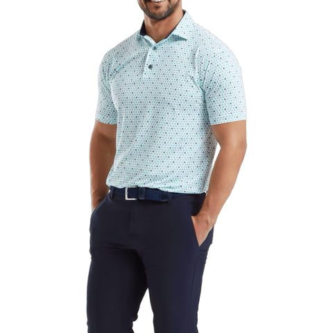 Flying Wasp Print Polo Herren