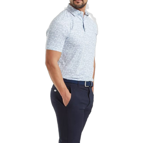 Scottish Town Print Polo Herren