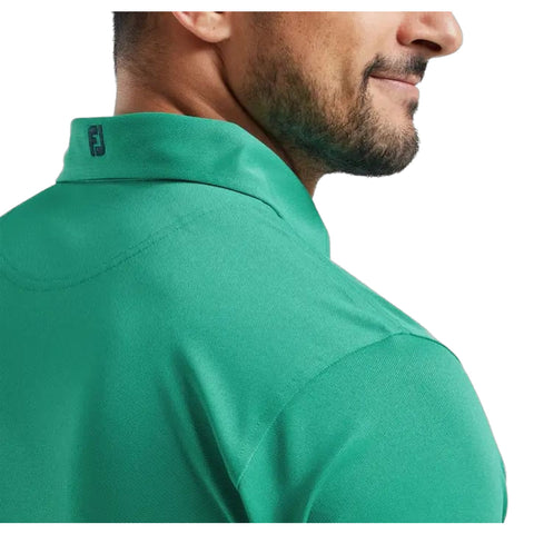 Stretch Pique Solid Polo Herren