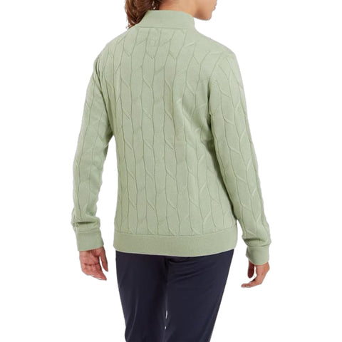 Full-Zip Lined Pullover Damen