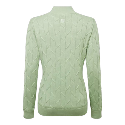 Full-Zip Lined Pullover Damen