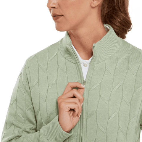 Full-Zip Lined Pullover