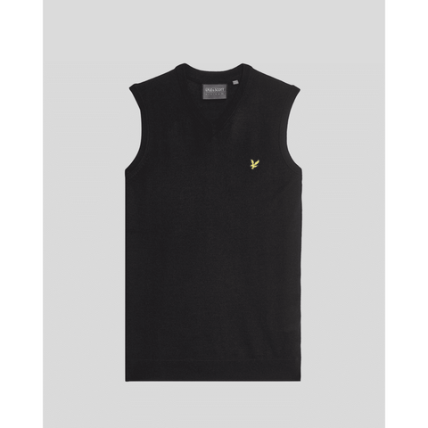 Merino Blend Knitted V-Neck Vest