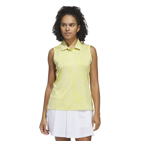 Ultimate365 Jacquard Sleeveless Polo