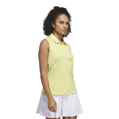 Ultimate365 Jacquard Sleeveless Polo Damen