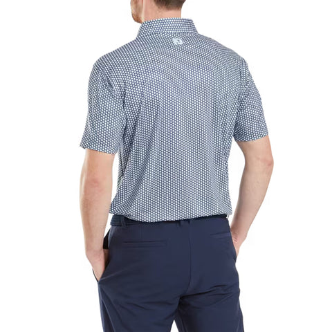 Houndstooth Geo Lisle Polo