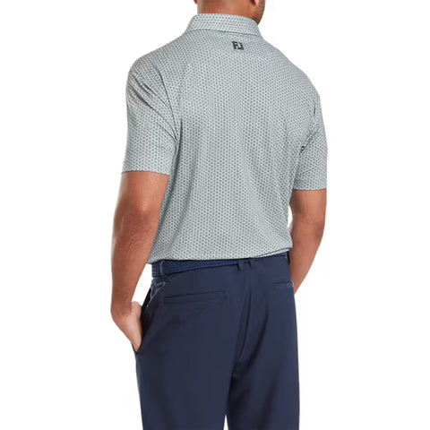 Houndstooth Geo Lisle Polo
