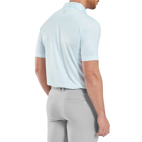 Houndstooth Geo Lisle Polo