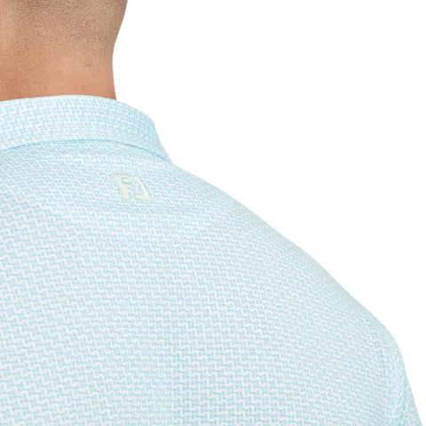 Houndstooth Geo Lisle Polo
