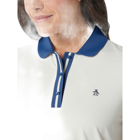 Waist Length Colourblock Polo Damen