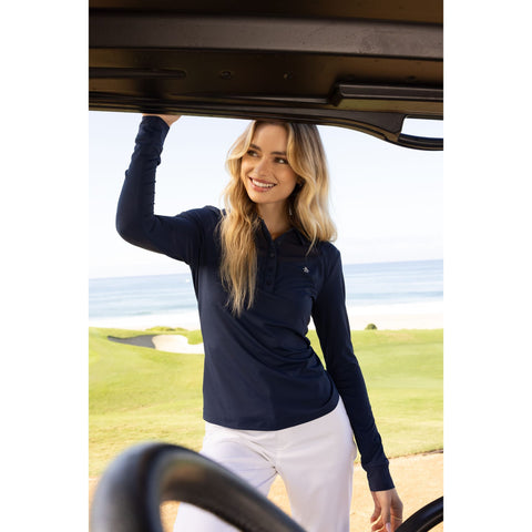 Longsleeve Mesh Polo