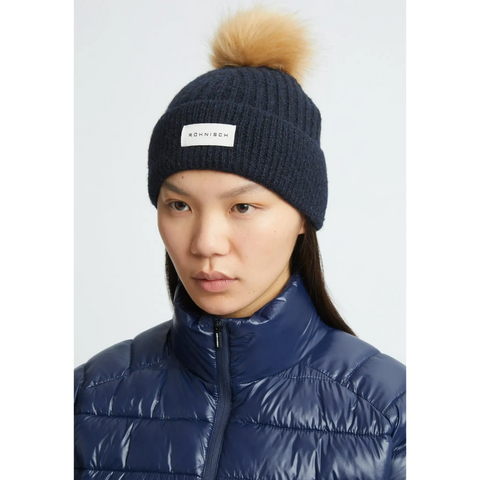 Pom Rib Beanie