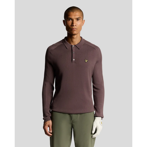 Golf Long Sleeve Knitted Polo