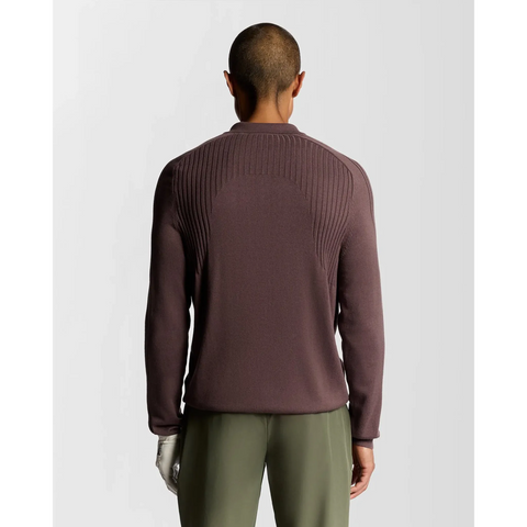 Golf Long Sleeve Knitted Polo