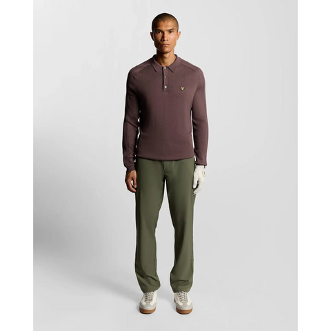 Golf Long Sleeve Knitted Polo