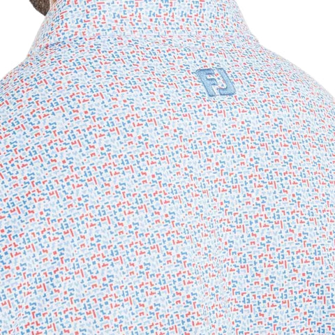 Gamer Print Pique Polo Herren