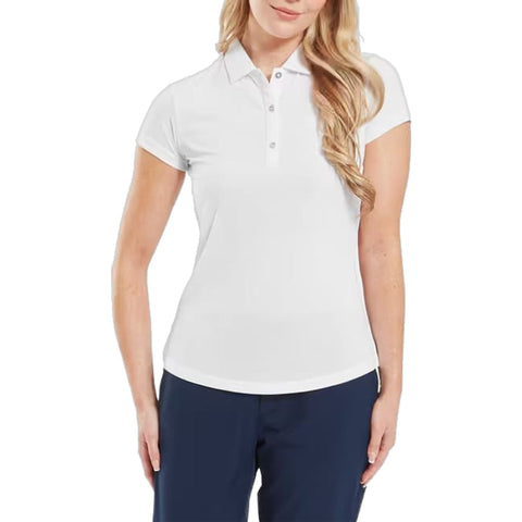 Cap Sleeve Lisle Polo Damen