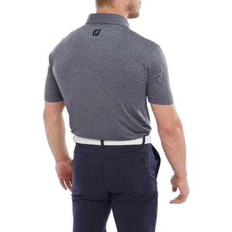 Heather Self Collar Lisle Polo Herren