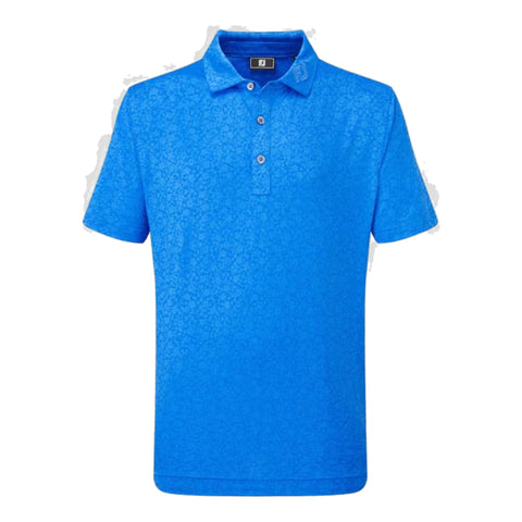 Junior Painted Floral Lisle Polo