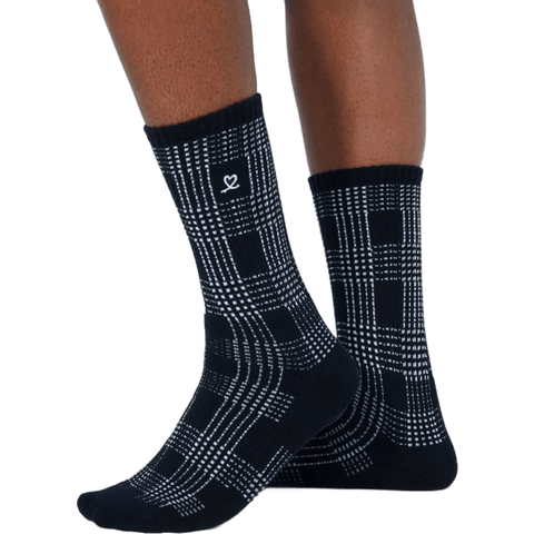 Golf Plaid Socken Damen