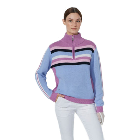 Multi-Striped Pullover Damen