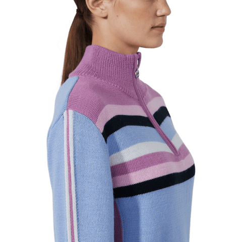 Multi-Striped Pullover Damen