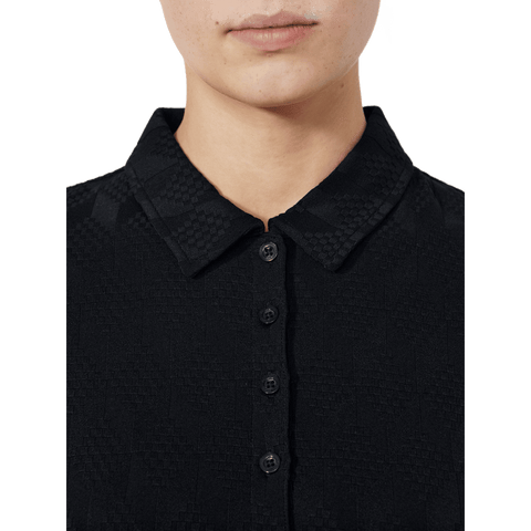 Graphic Jaquard Poloshirt Damen