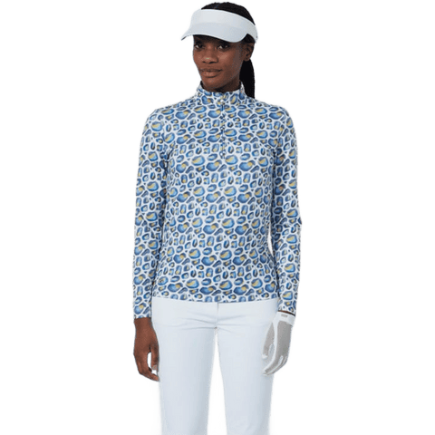 Print Peached Poloshirt Damen