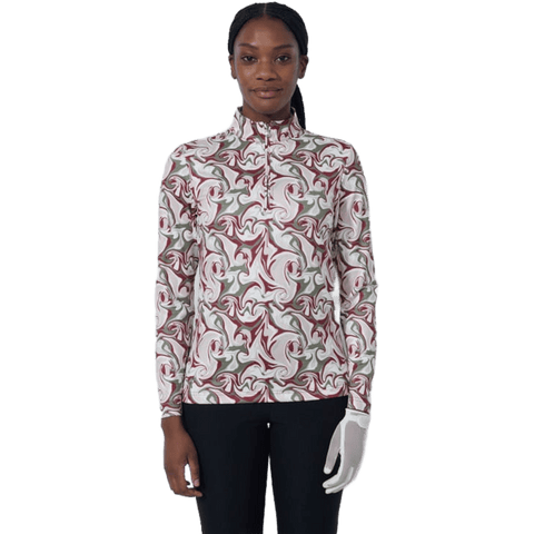 Print Peached Poloshirt Damen